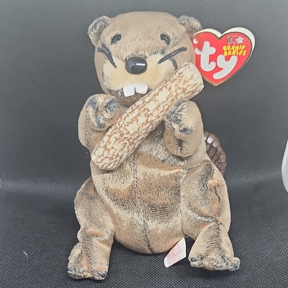 Ty Stuffed Animal - Brown Beaver - Picture 2 of 5
